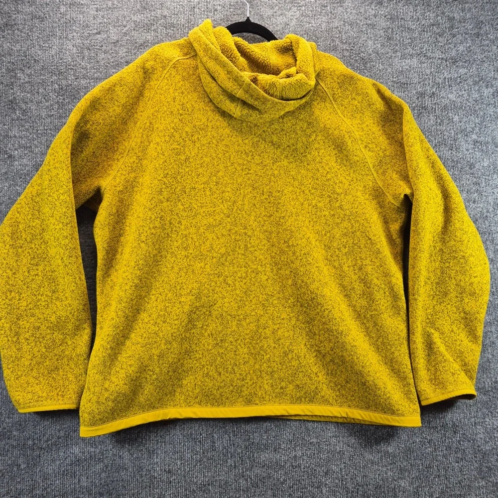 The North Face Fleece Hoodie Gordon Lyons XL Yellow Mens